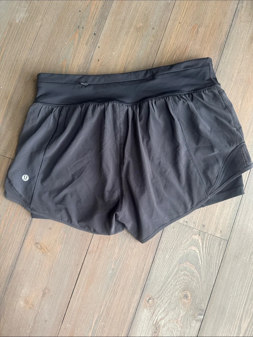 Lululemon Hottie Hot Shorts with Built in Tights Black 10
